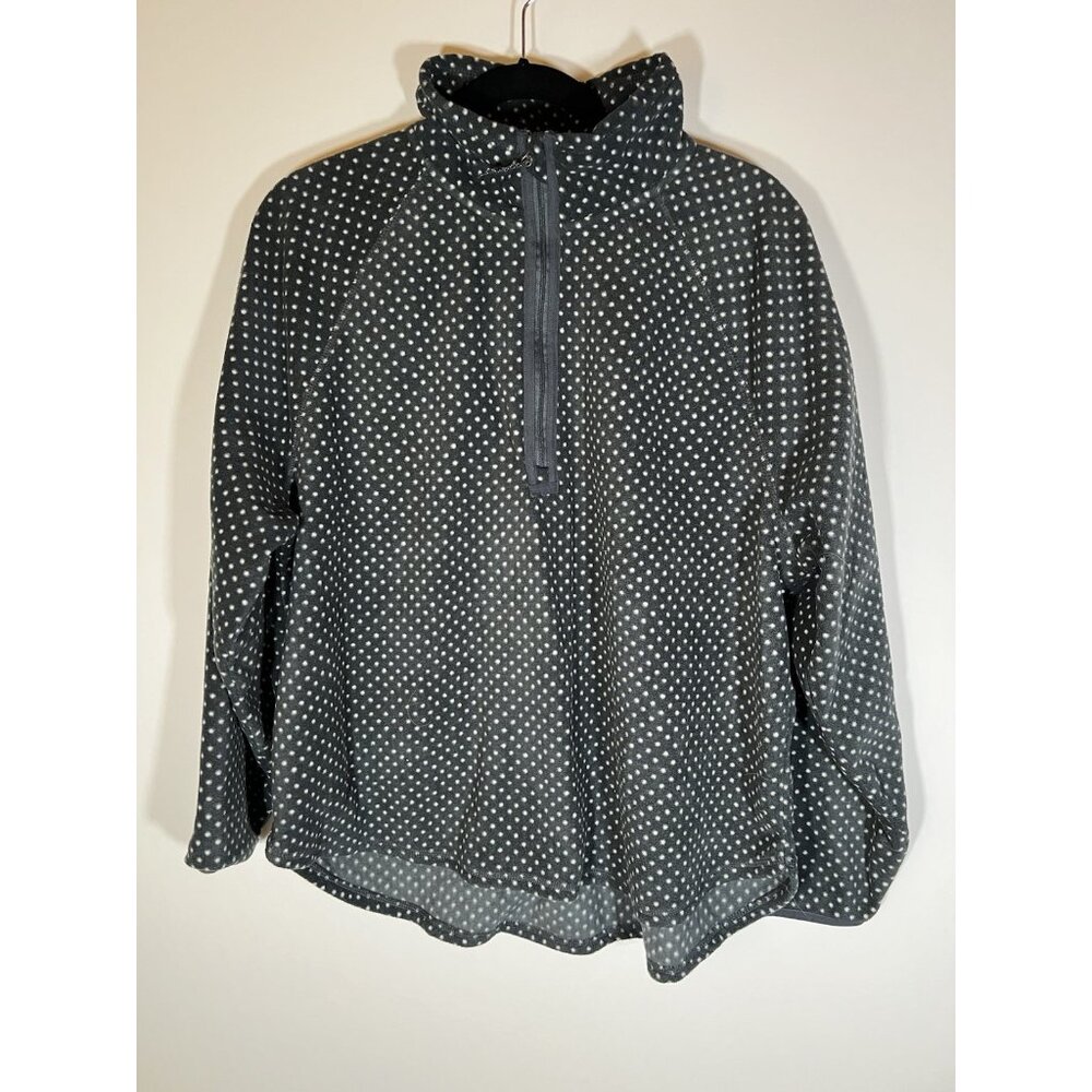 THE GREAT/Eddie Bauer Polka Dot Half-Zip Fleece